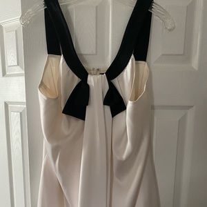 St. John sleeveless silk tunic dressy top